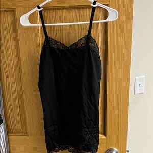 Vanity Black Lace Detail Top